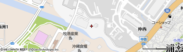 沖縄県浦添市小湾周辺の地図