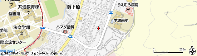 沖縄県中城村（中頭郡）南上原周辺の地図