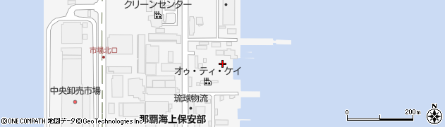 沖縄県浦添市伊奈武瀬周辺の地図