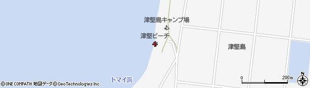 津堅ビーチ（トゥマイ浜）周辺の地図