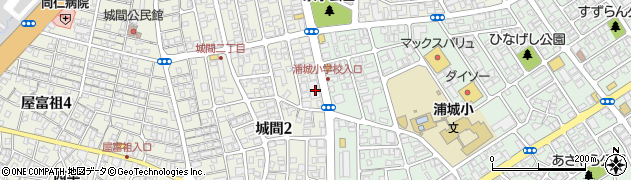 琉球銀行城間支店周辺の地図