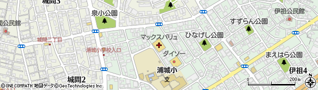京都屋クリーニング　マックスバリュ伊祖店周辺の地図