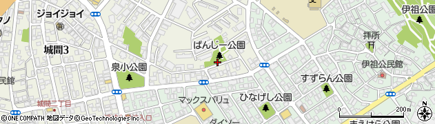 ぱんじー公園周辺の地図