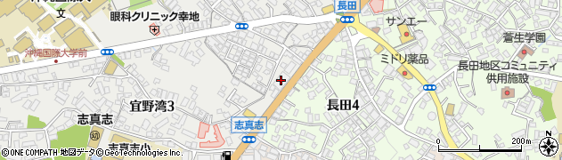 沖縄海邦銀行真栄原支店周辺の地図