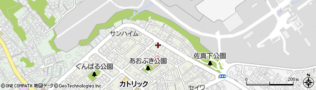 大謝名電気店周辺の地図