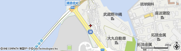 沖縄県浦添市港川571周辺の地図