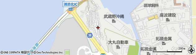 沖縄県浦添市港川559周辺の地図