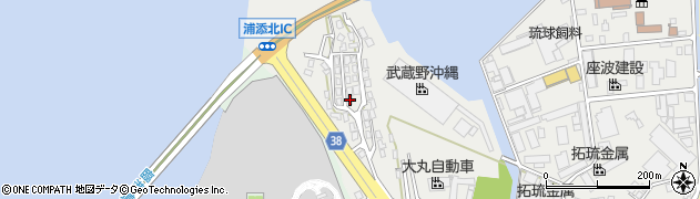 沖縄県浦添市港川577周辺の地図
