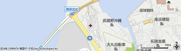 沖縄県浦添市港川572周辺の地図