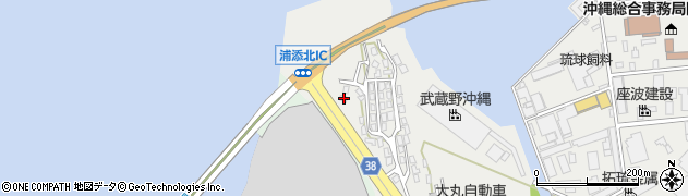 沖縄県浦添市港川566周辺の地図