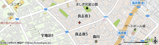 みやぎアパート周辺の地図
