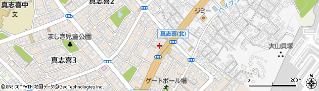 沖縄銀行大謝名支店周辺の地図