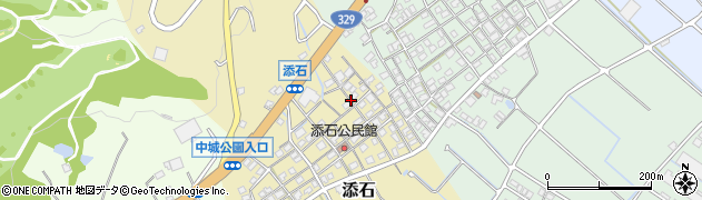沖縄県中頭郡中城村添石周辺の地図