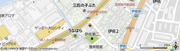 ユニオン伊佐店周辺の地図