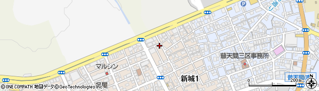 国吉鮮魚店普天間店周辺の地図