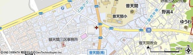 琉球銀行サンフティーマ ＡＴＭ周辺の地図