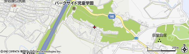 沖縄県中頭郡北中城村安谷屋967周辺の地図
