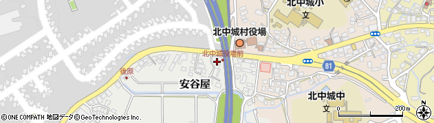 ＪＡおきなわ北中城周辺の地図