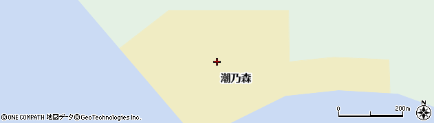 沖縄県沖縄市潮乃森周辺の地図