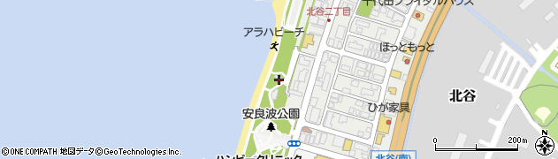 安良波公園ビーチ売店周辺の地図