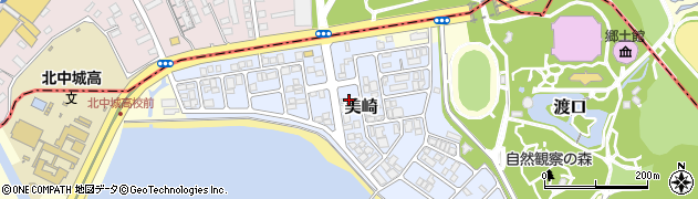 沖縄県北中城村（中頭郡）美崎周辺の地図
