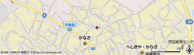 沖縄県うるま市勝連平敷屋周辺の地図