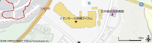 ＣＯＲＮＥＲＳ　ＳＰＯＲＴＳ　ＡＵＴＨＯＲＩＴＹ沖縄ライカム店周辺の地図