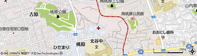 桃原東公園周辺の地図