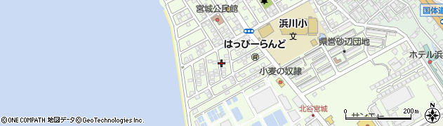 沖縄県北谷町（中頭郡）宮城周辺の地図