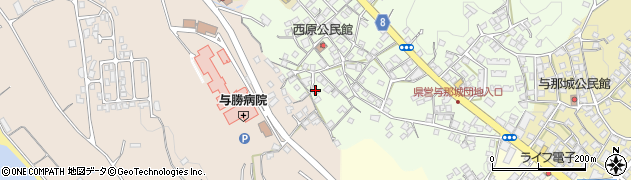 沖縄県うるま市与那城西原68周辺の地図