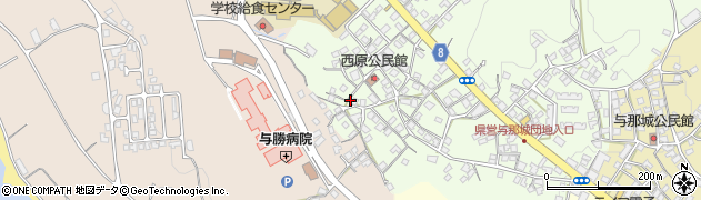 沖縄県うるま市与那城西原79周辺の地図