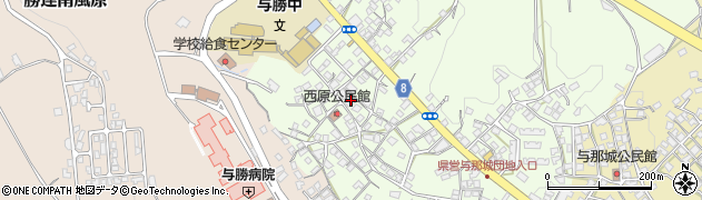 沖縄県うるま市与那城西原668周辺の地図