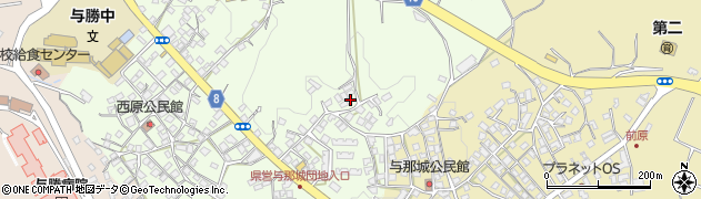 沖縄県うるま市与那城西原831周辺の地図