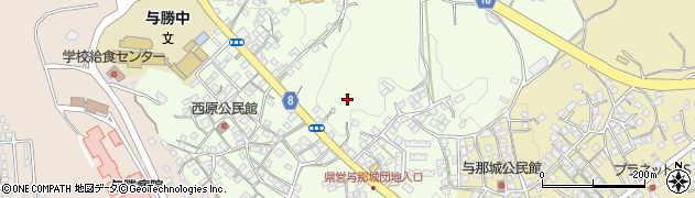 沖縄県うるま市与那城西原周辺の地図