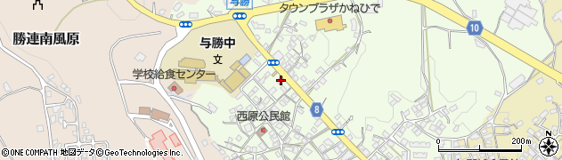 沖縄県うるま市与那城西原650周辺の地図