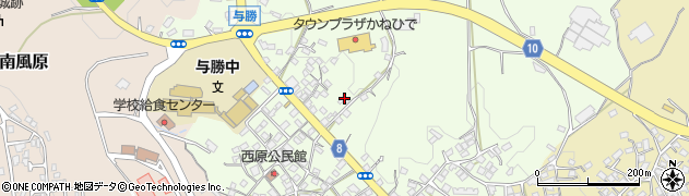 沖縄県うるま市与那城西原634周辺の地図