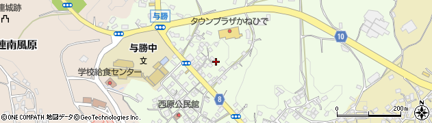 沖縄県うるま市与那城西原632周辺の地図