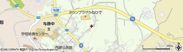 沖縄県うるま市与那城西原605周辺の地図