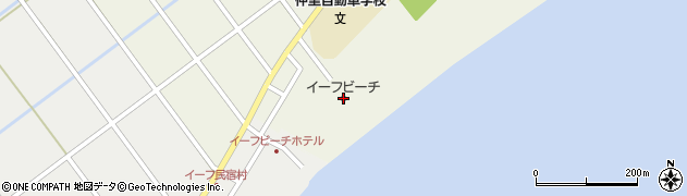 久米島イーフビーチホテル周辺の地図