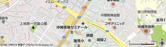 沖縄警察署コザ交番周辺の地図