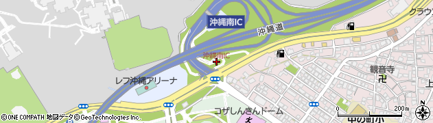 沖縄南IC(高速)周辺の地図