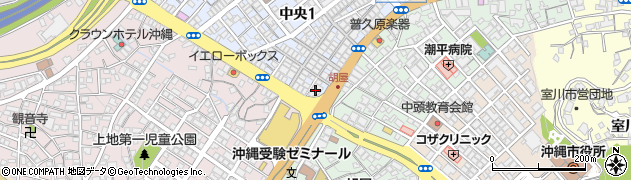 株式会社琉球リース　中部支店周辺の地図