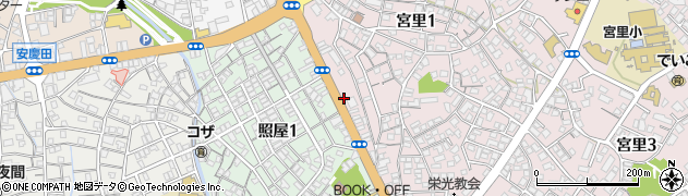 快活CLUB 沖縄コザ店周辺の地図