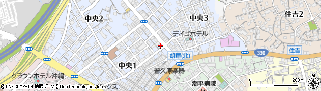 沖縄パークアベニュー郵便局 ＡＴＭ周辺の地図