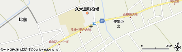 仲里郵便局 ＡＴＭ周辺の地図
