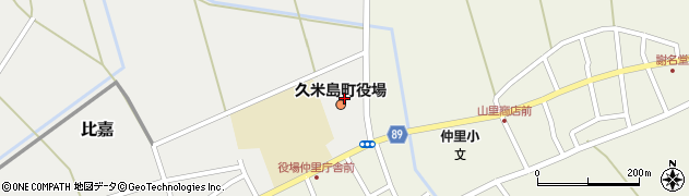 ＪＡおきなわ久米島町役場　内派出所周辺の地図