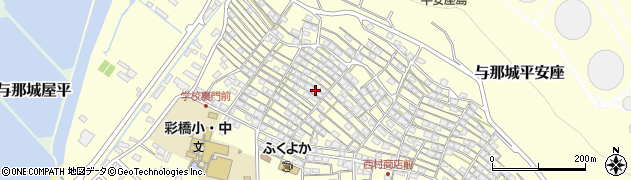 沖縄県うるま市与那城平安座78周辺の地図