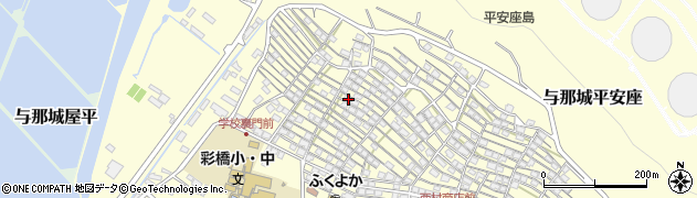 沖縄県うるま市与那城平安座71周辺の地図