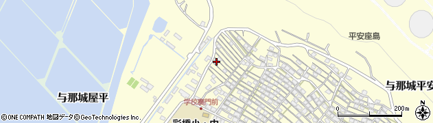 沖縄県うるま市与那城平安座8110周辺の地図
