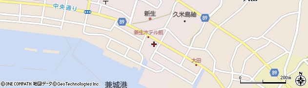 沖縄県島尻郡久米島町仲泊1181周辺の地図